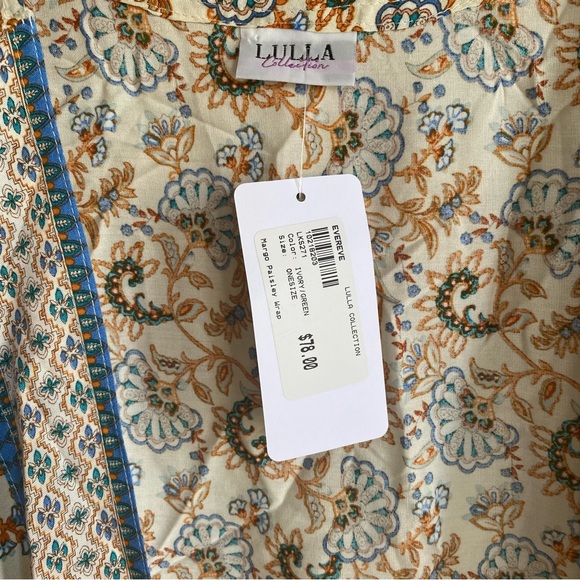 Evereve Margo Paisley Wrap / Swim Cover Up NWT - Picture 4 of 8